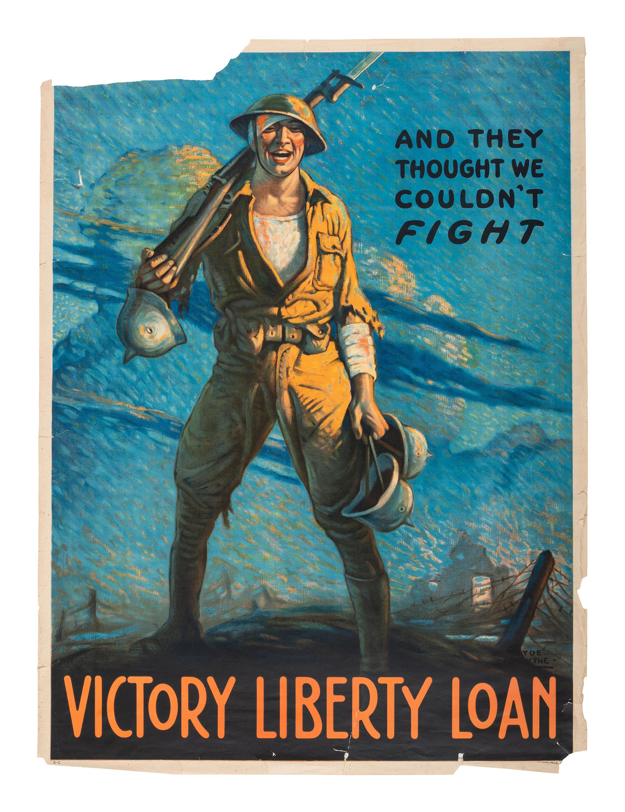[WORLD WAR I]. A collection of 8 assorted posters, including: