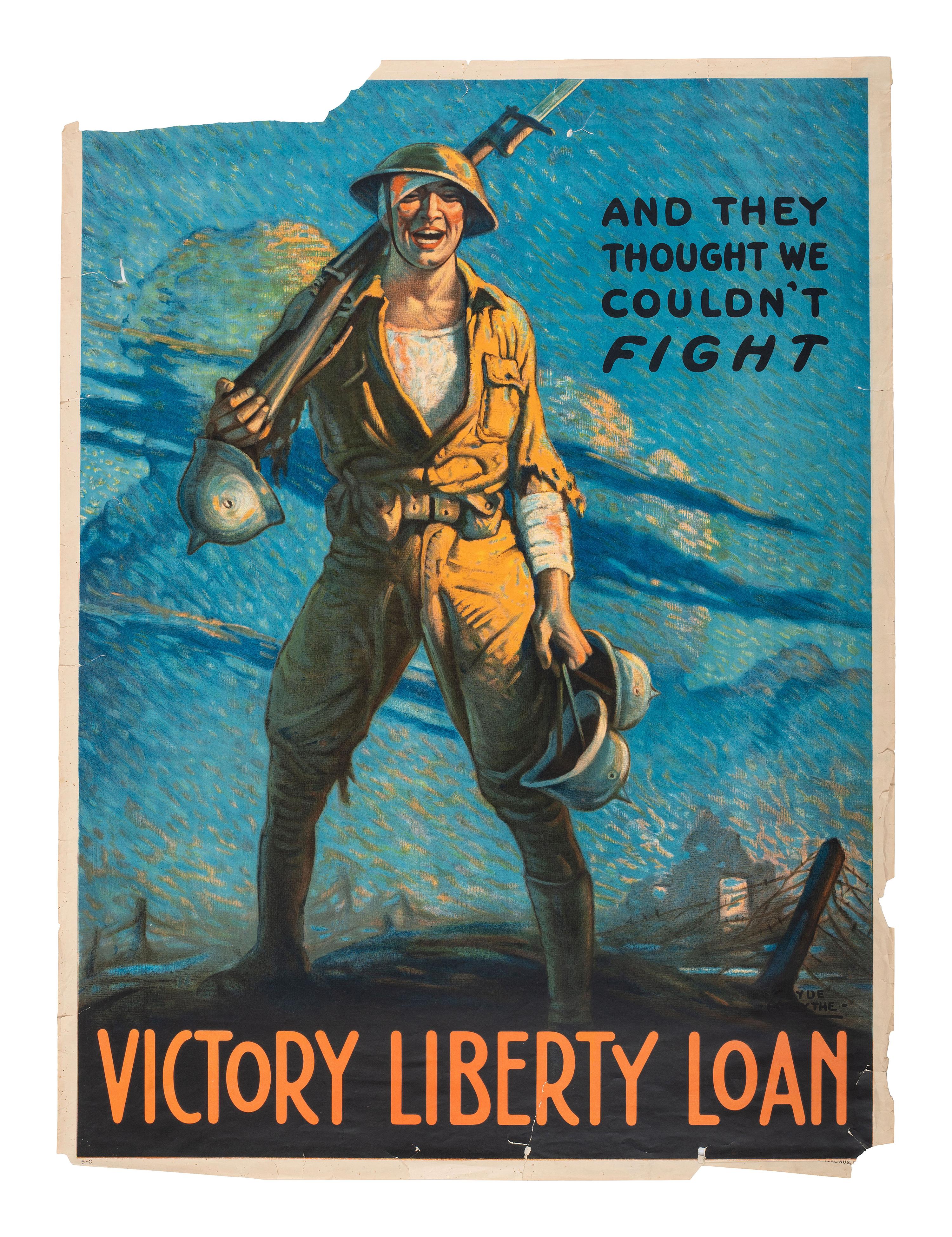 [WORLD WAR I]. A collection of 8 assorted posters, including: