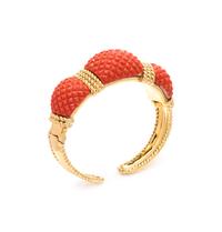 Coral Cuff Bracelet