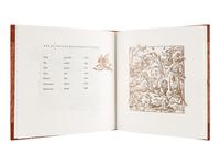 [THORNWILLOW PRESS]. PONTIFELL, Charlotte & Savine. Alphababel: An Illustrated Tower of Languabets . [Newburgh, NY]: Thornwillow Press, 2001.