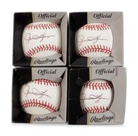A Group of Four Rollie Fingers Signed Baseballs,