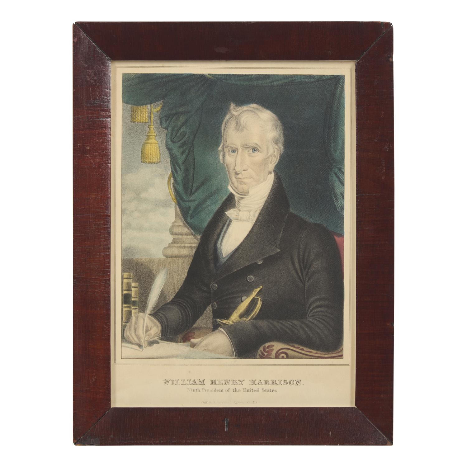 A Rare and Complete Set of Hand-Colored Lithographs of the First Sixteen U.S. Presidents