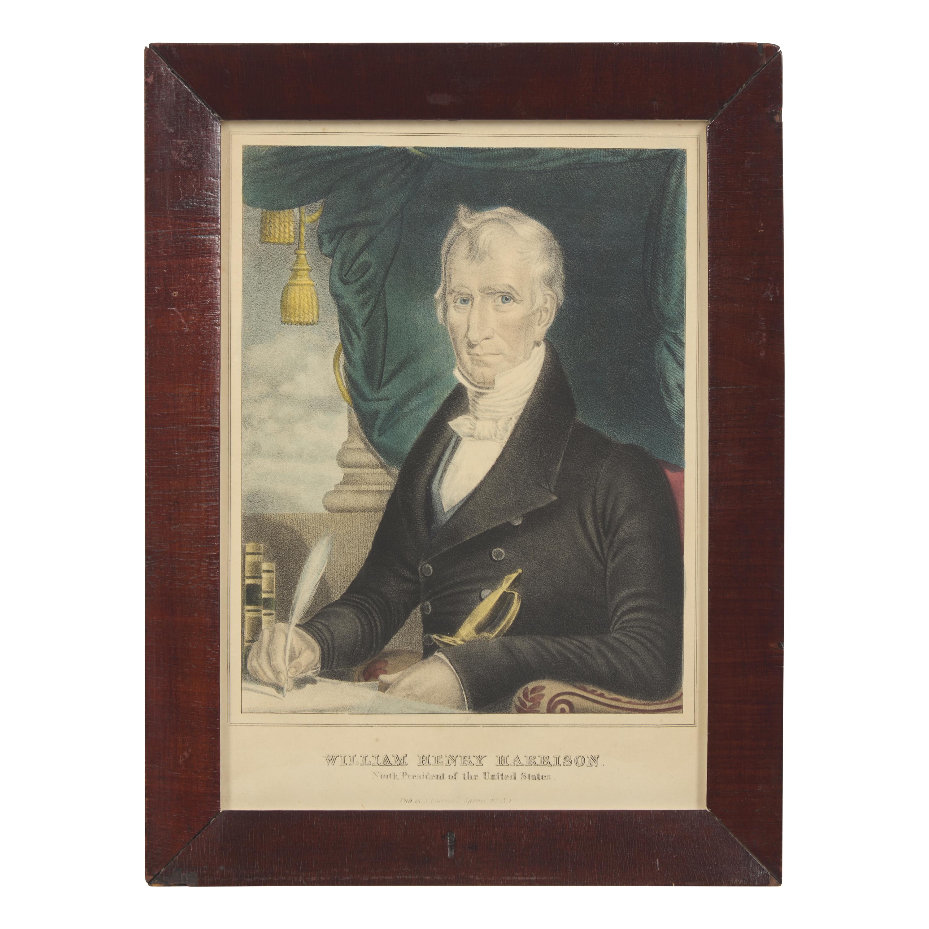 A Rare and Complete Set of Hand-Colored Lithographs of the First Sixteen U.S. Presidents