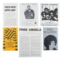 [BLACK PANTHER PARTY]. A group of 6 imprints related to Eldridge Cleaver and Angela Davis.
