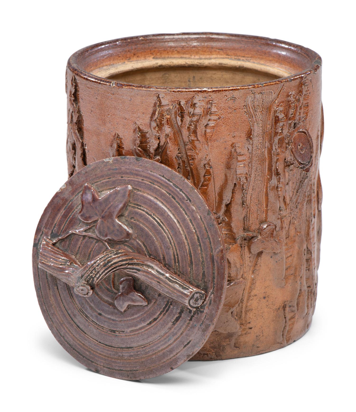 A Rare Stoneware Sugar Canister