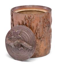 A Rare Stoneware Sugar Canister