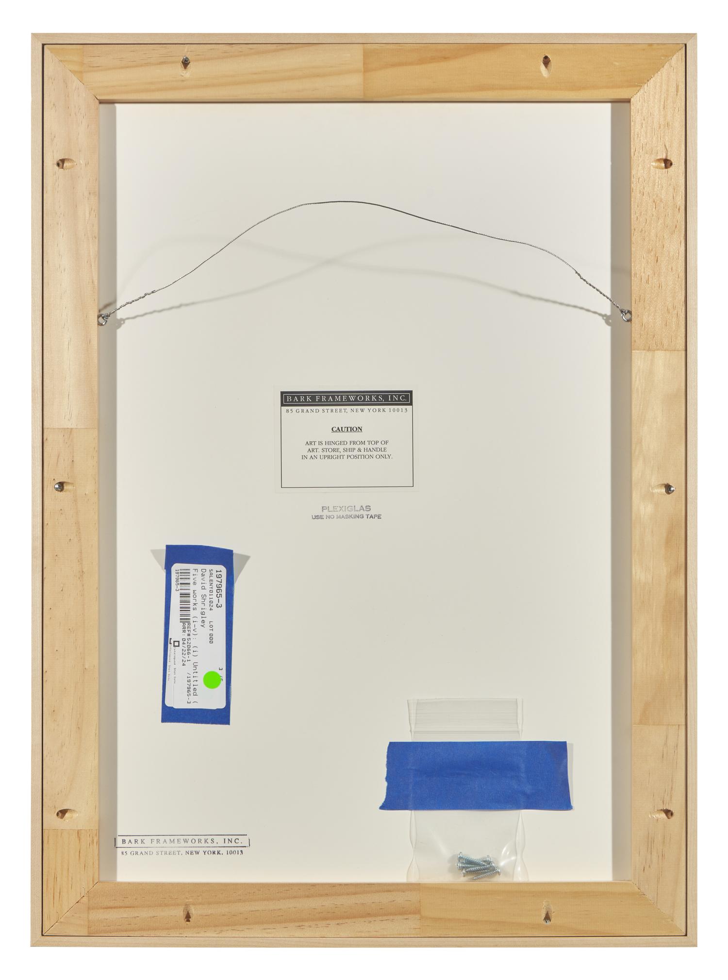 Untitled (Bam!) , 1997, Untitled (Draughtsman takes a shower) , 1997, Untitled (Dear Your Majesty) , 1997-99, Untitled (Trademarks) , 1999, Untitled (Crossword) , 1998 and Untitled , 2003 (a group of 6 works)