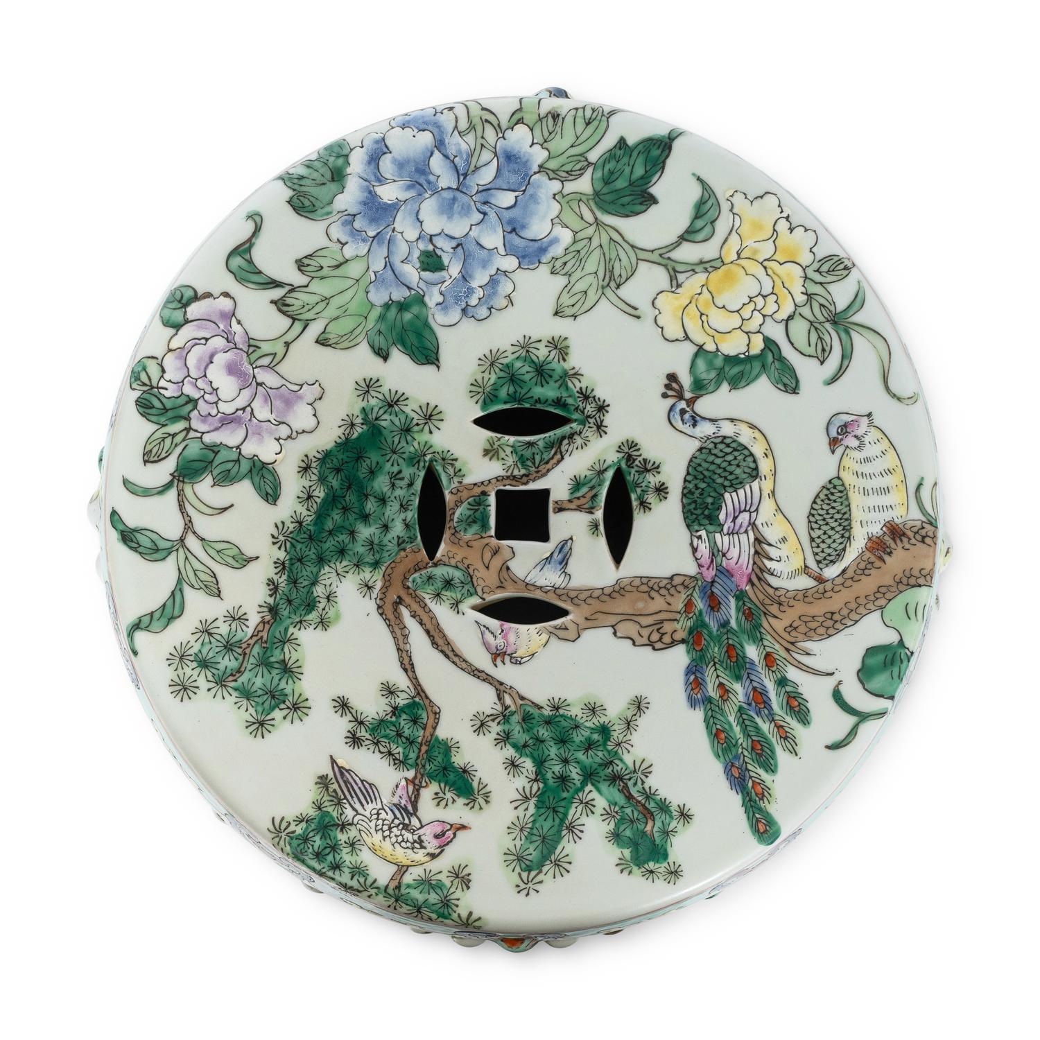 A Chinese Porcelain Garden Stool