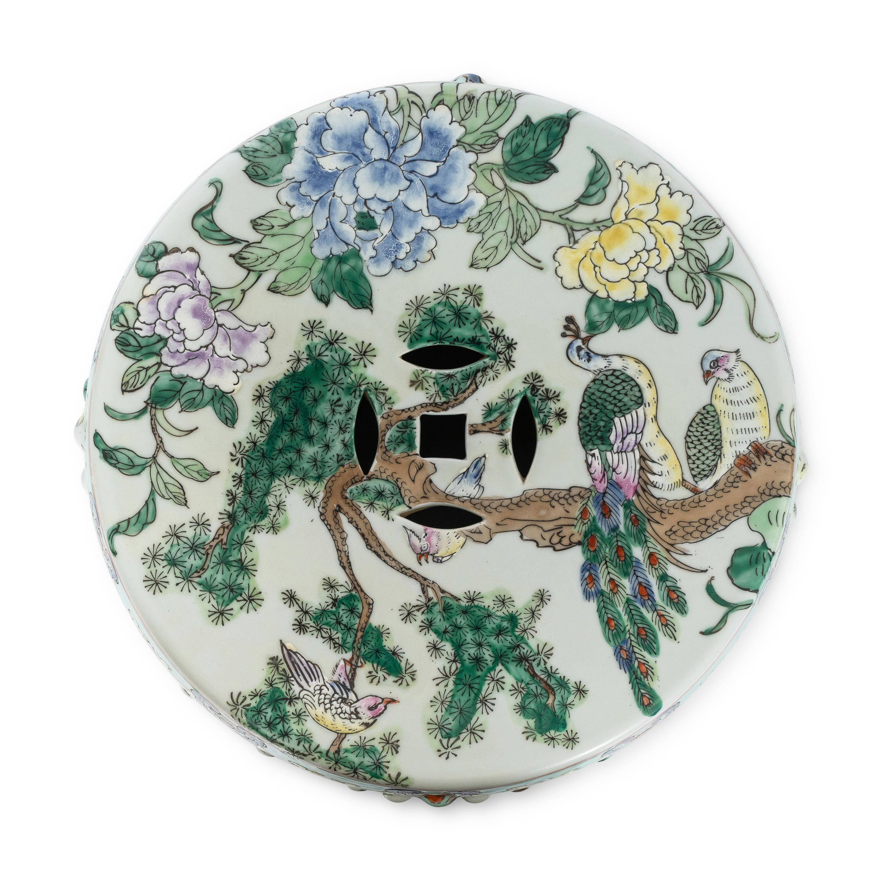 A Chinese Porcelain Garden Stool