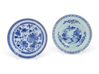 Two Chinese Export Porcelain Plates