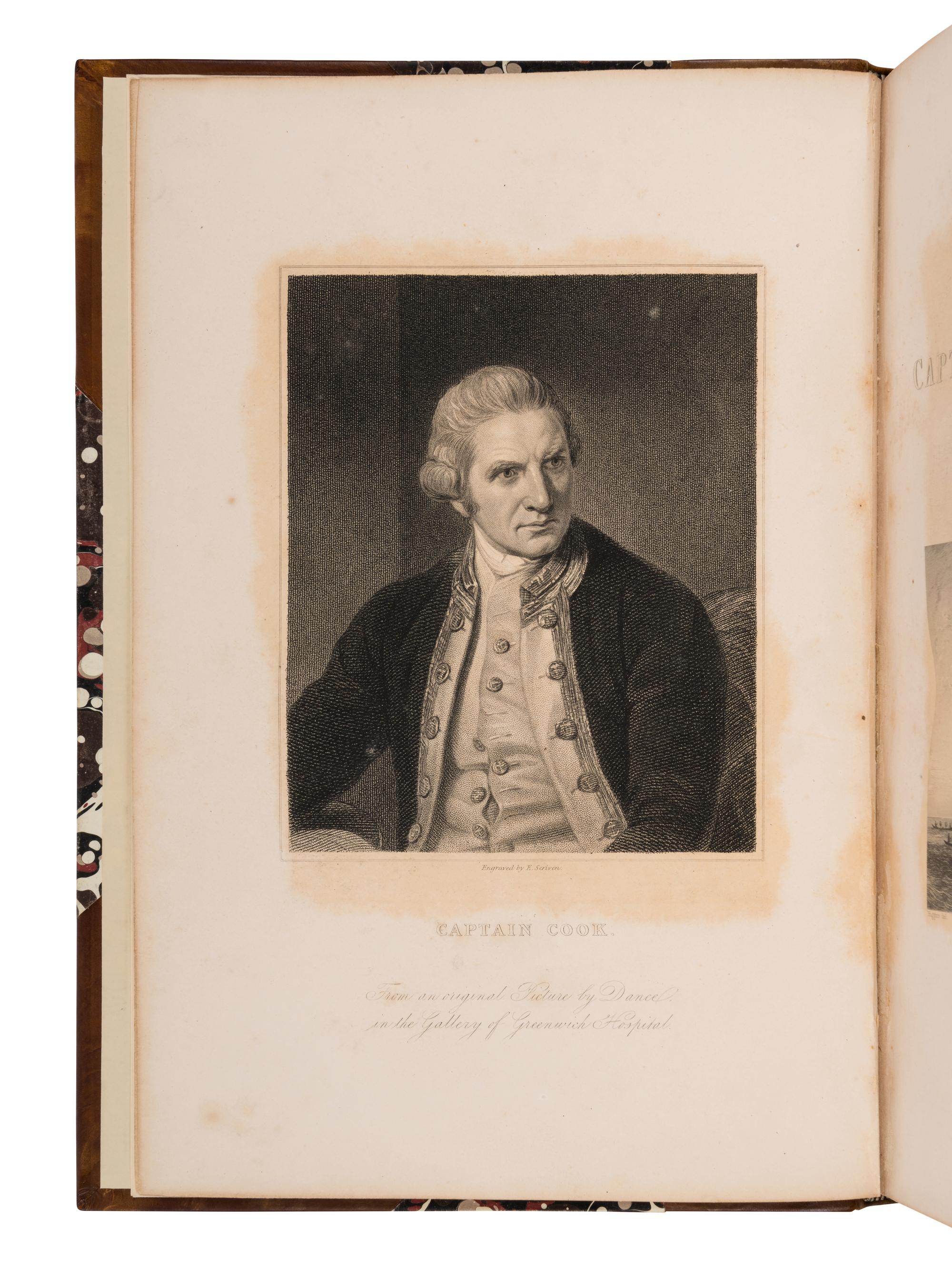 COOK, James, Captain (1728-1779). The Three Voyages of Captain James Cook. London: William Smith, 1842.