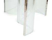 A Contemporary Acrylic and Glass Dining Table