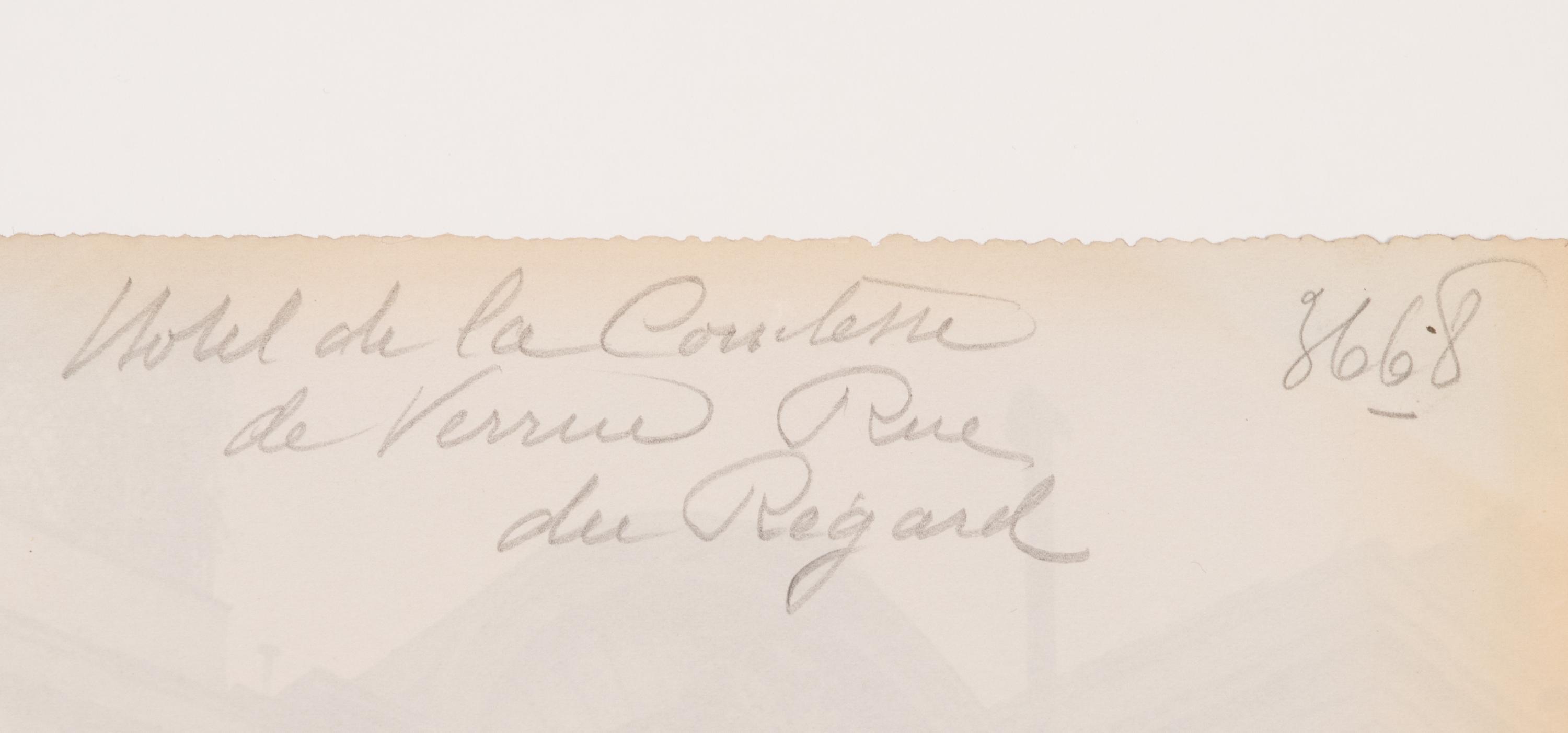 A group of three photographs ( Hôtel de la Comtess de Verrue, rue du Regard , 1899; Hôtel de Gouffier, rue de Varenne 56 , 1899-1900; Hôtel d'Argouges, rue Seguier 16 , 1900)