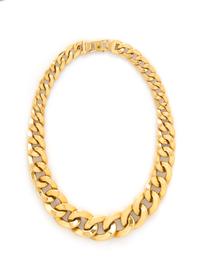 YELLOW GOLD LINK NECKLACE