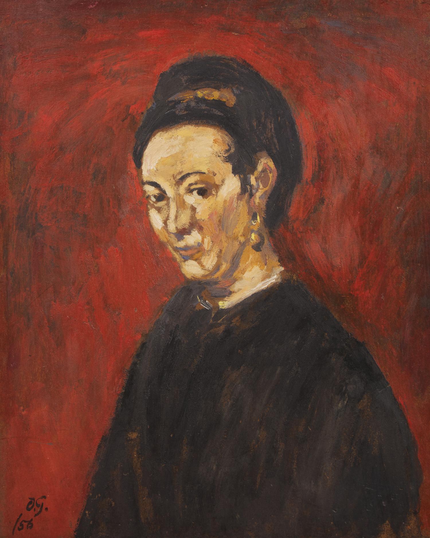 Portrait of a Woman (After Rembrandt), 1956