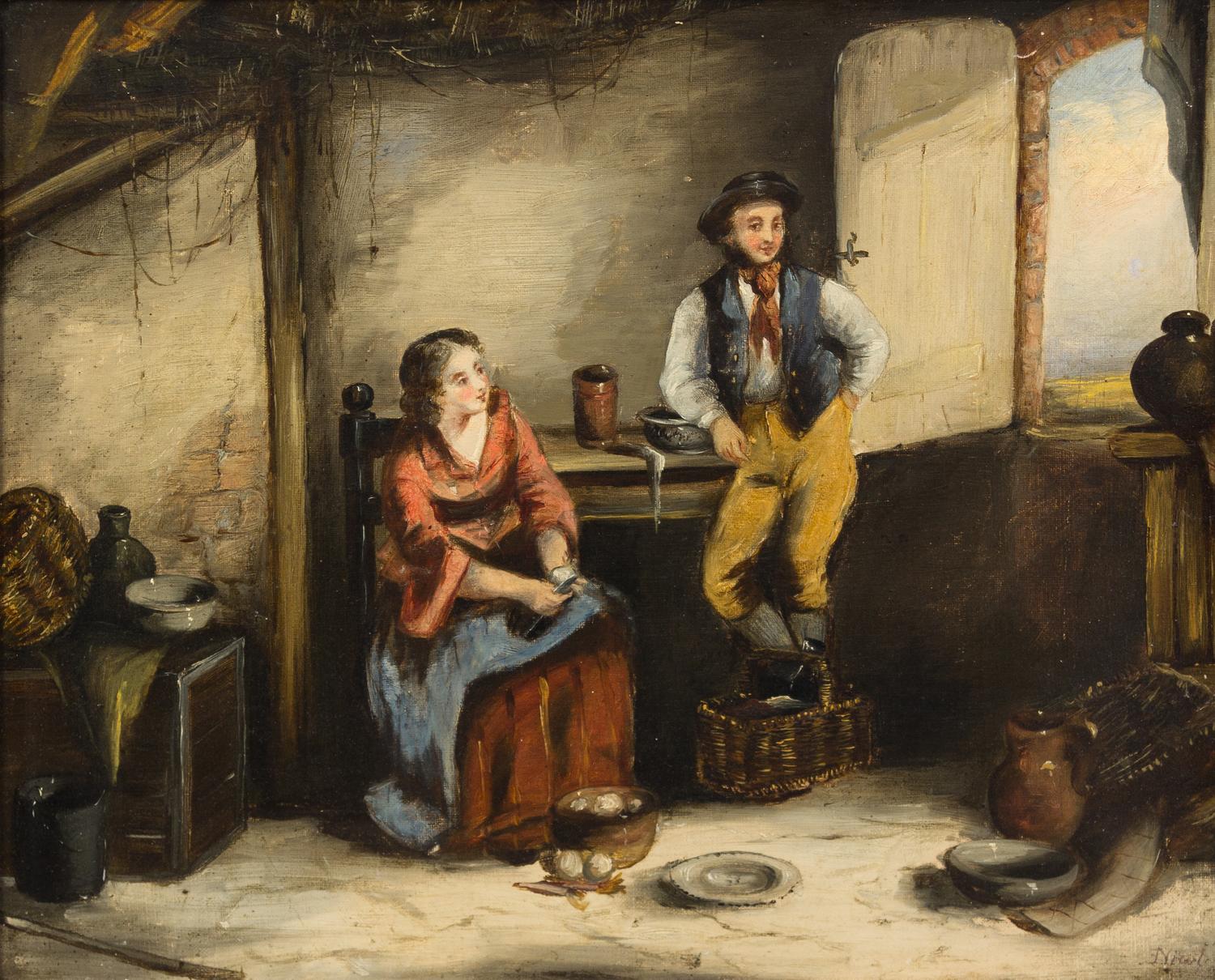 Erskine Nicol, (Scottish, 1825-1904), An Irish Kitchen