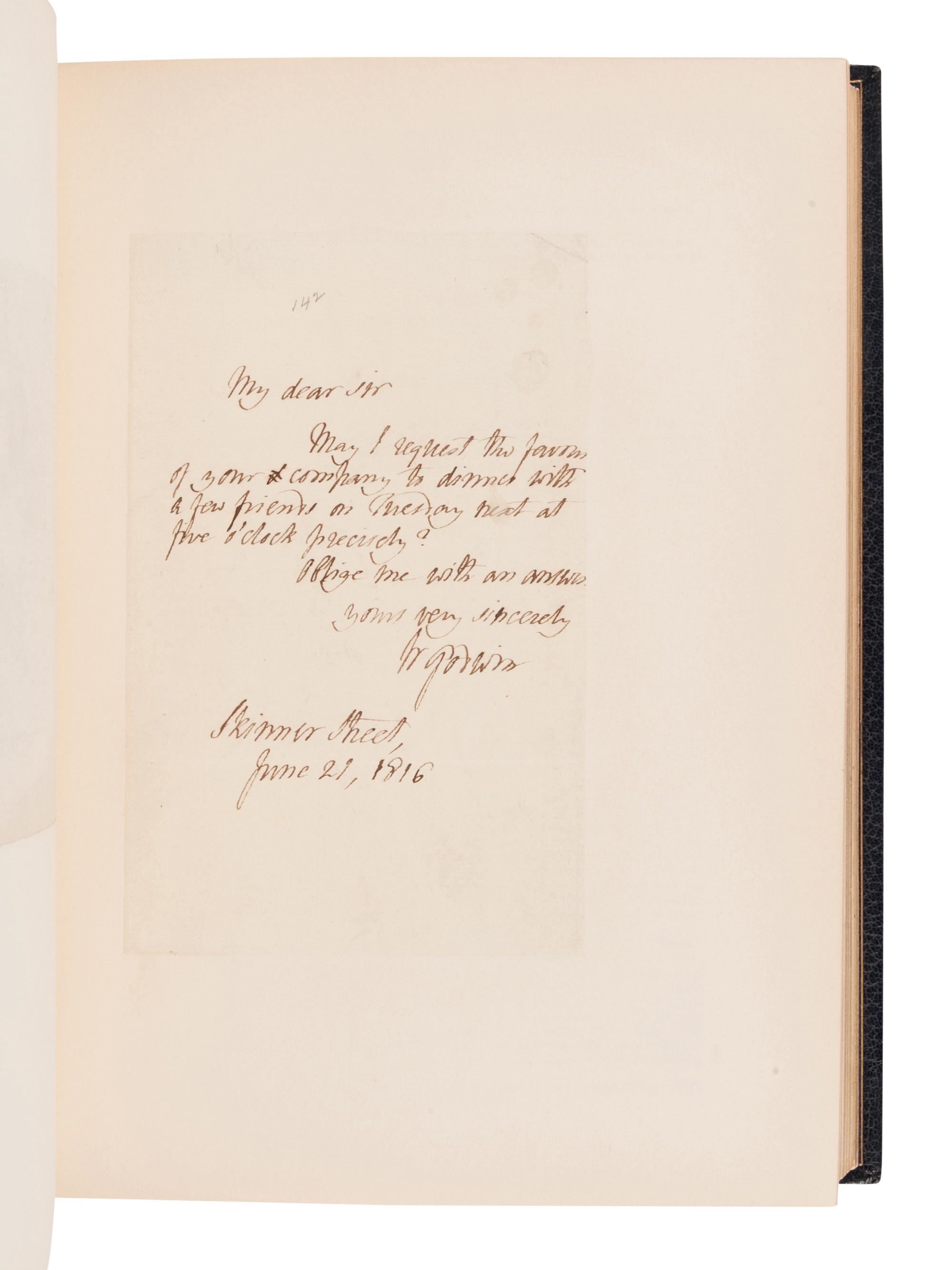 [BINDING]. MAGINN, William and William BATES, editors. -- MACLISE, Daniel, illustrator. A Gallery of Illustrious Literary Characters (1830-1838) . London: Chatto and Windus, 1874.