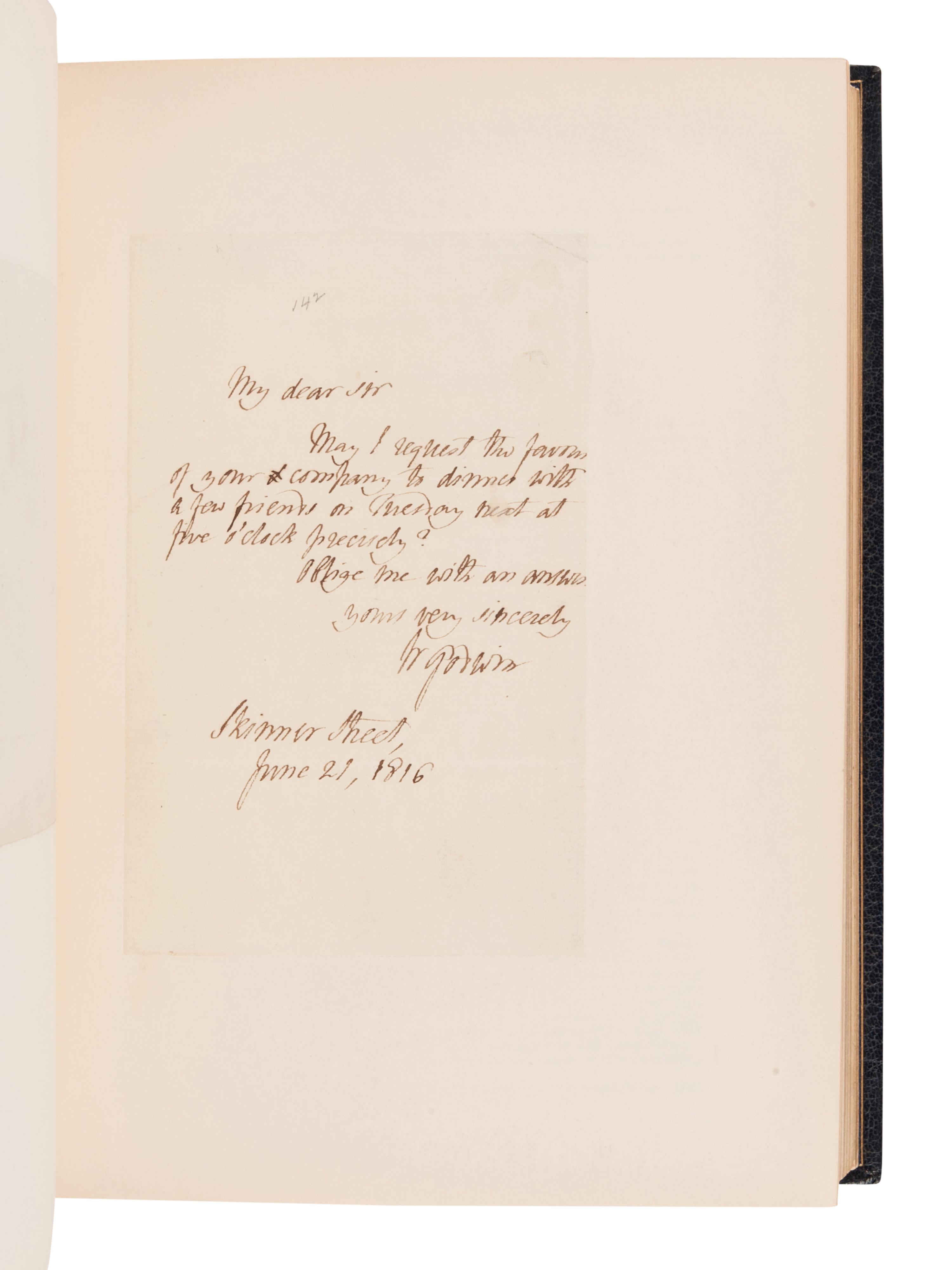 [BINDING]. MAGINN, William and William BATES, editors. -- MACLISE, Daniel, illustrator. A Gallery of Illustrious Literary Characters (1830-1838) . London: Chatto and Windus, 1874.