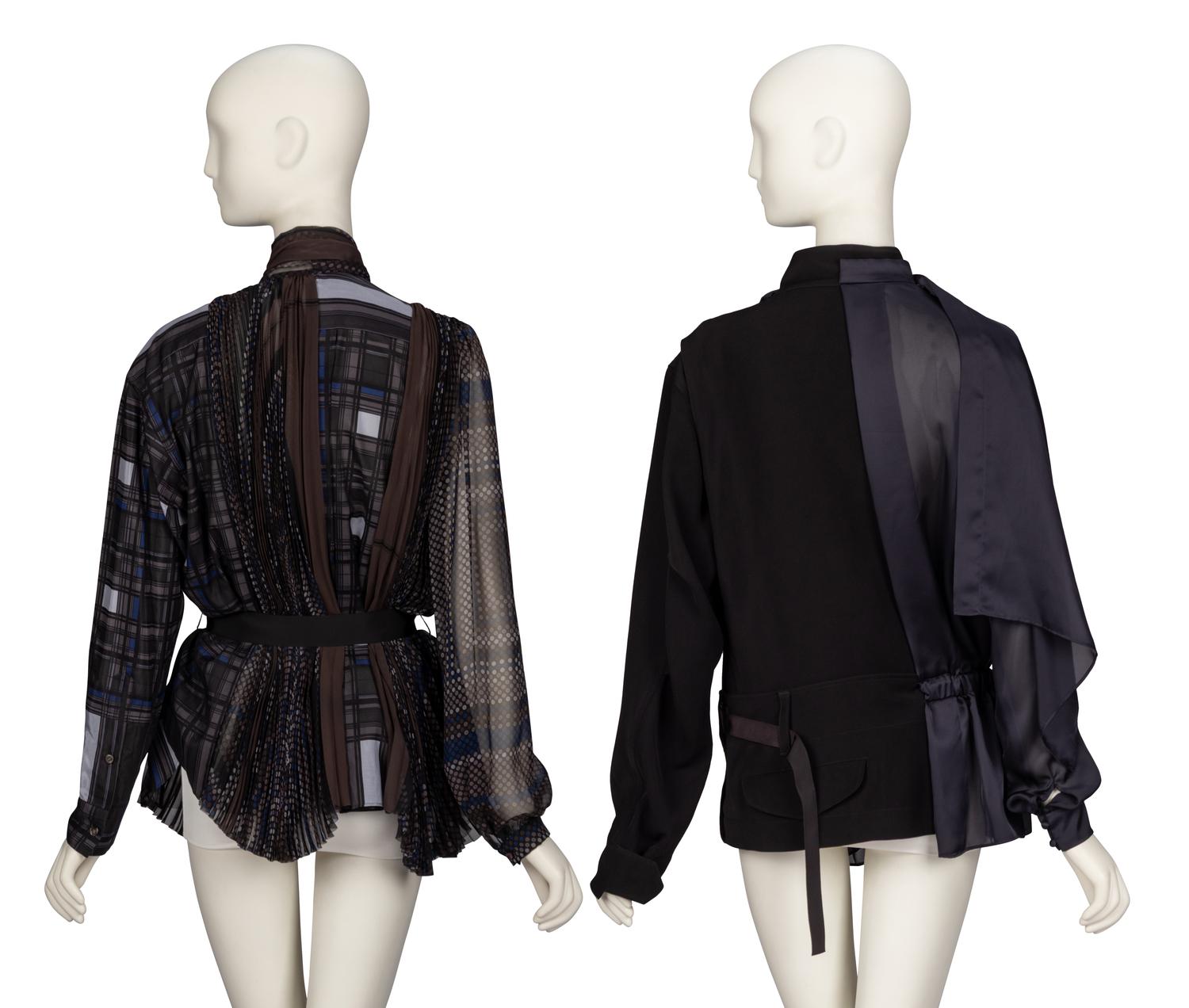 Sacai, Two Asymmetric Blouses