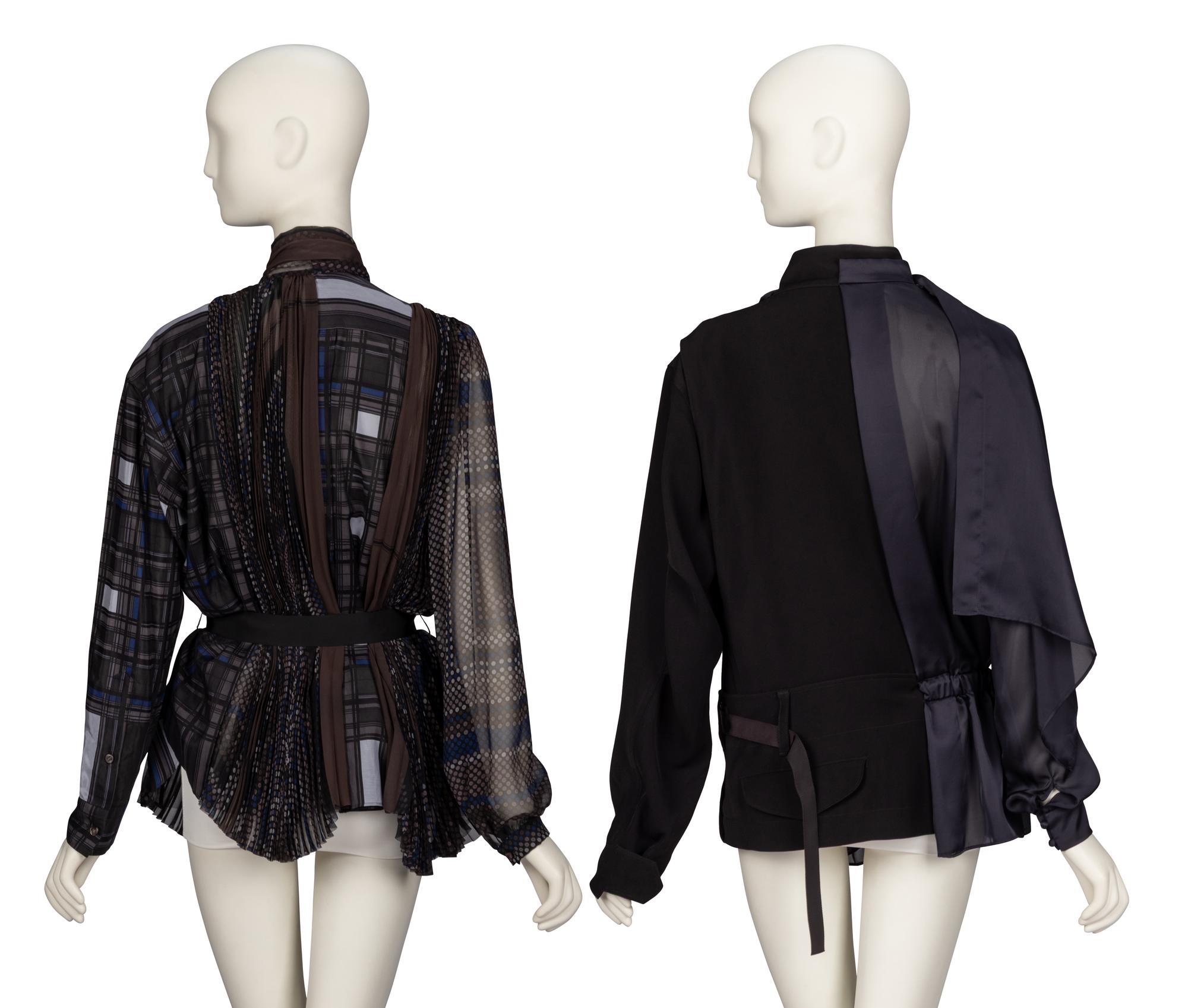 Sacai, Two Asymmetric Blouses