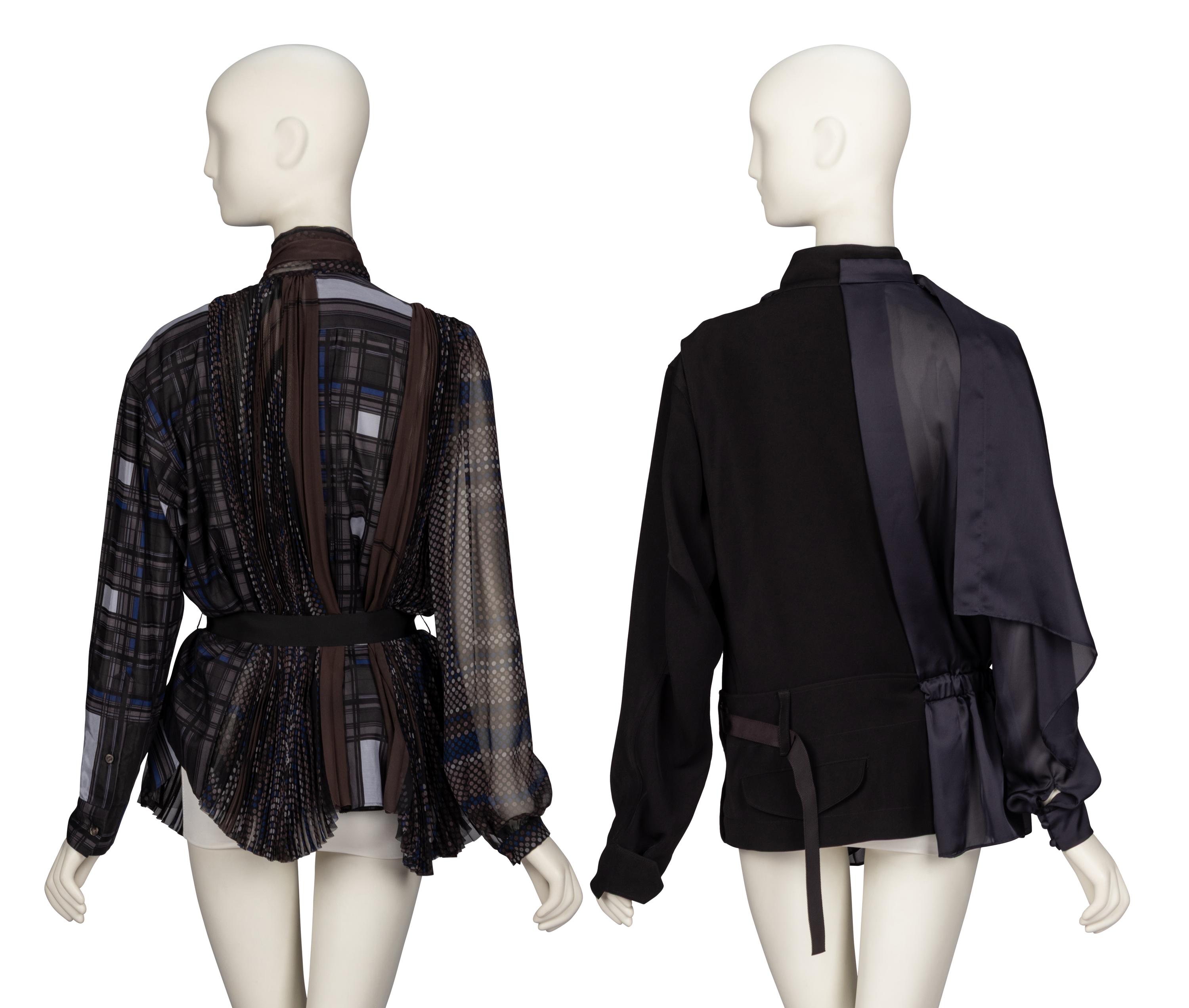 Sacai, Two Asymmetric Blouses