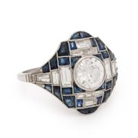 Diamond and Sapphire Ring