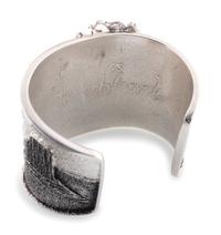 Sterling Silver Tufa Cast Cuff Bracelet