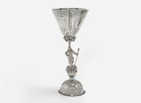 A group of five Renaissance Revival silver table items, Hanau, Germany and Providence, RI, late 19th / early 20th century