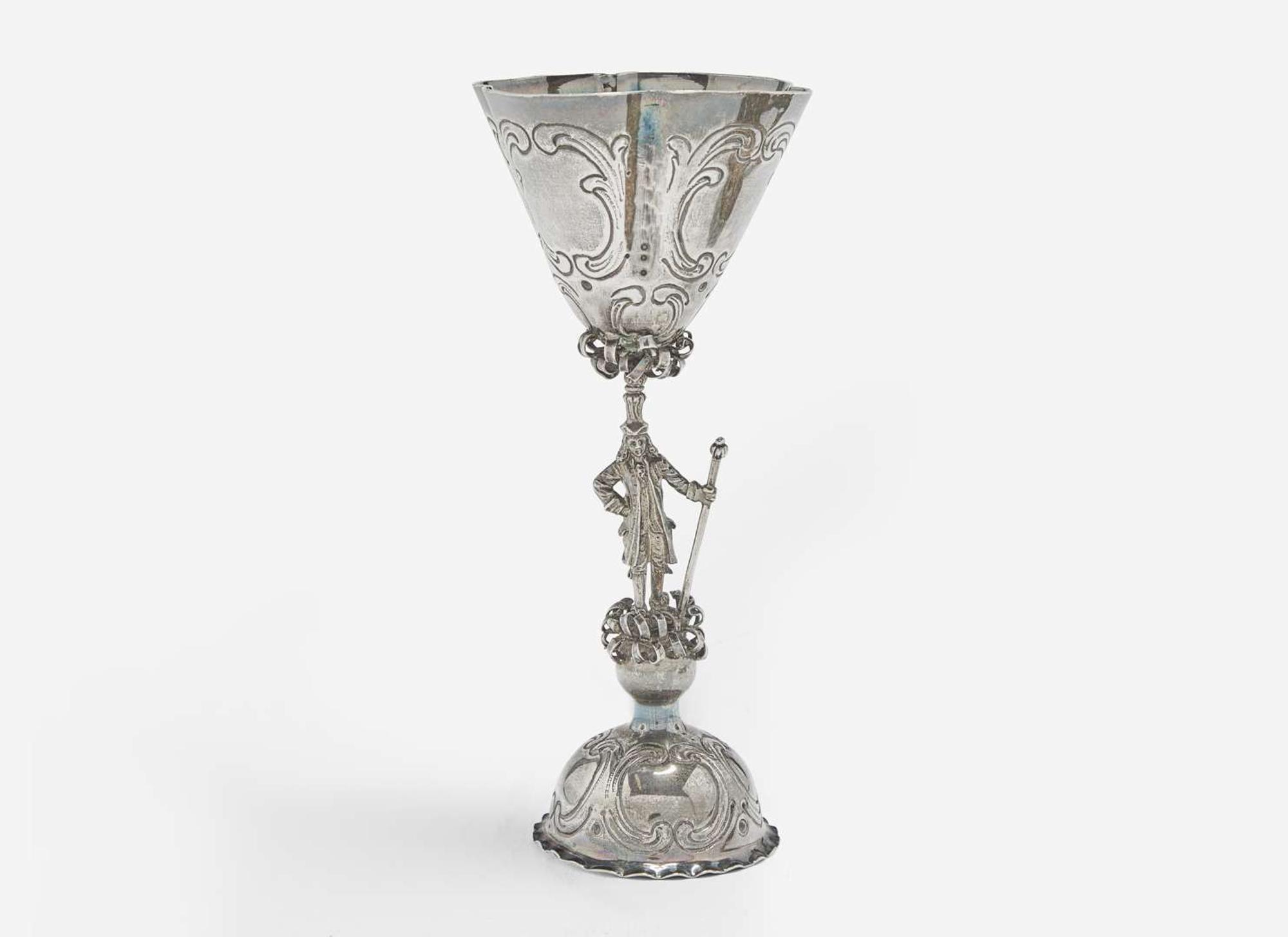A group of five Renaissance Revival silver table items, Hanau, Germany and Providence, RI, late 19th / early 20th century