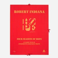 Robert Indiana (American, 1928-2018) Four Seasons of Hope (Gold)