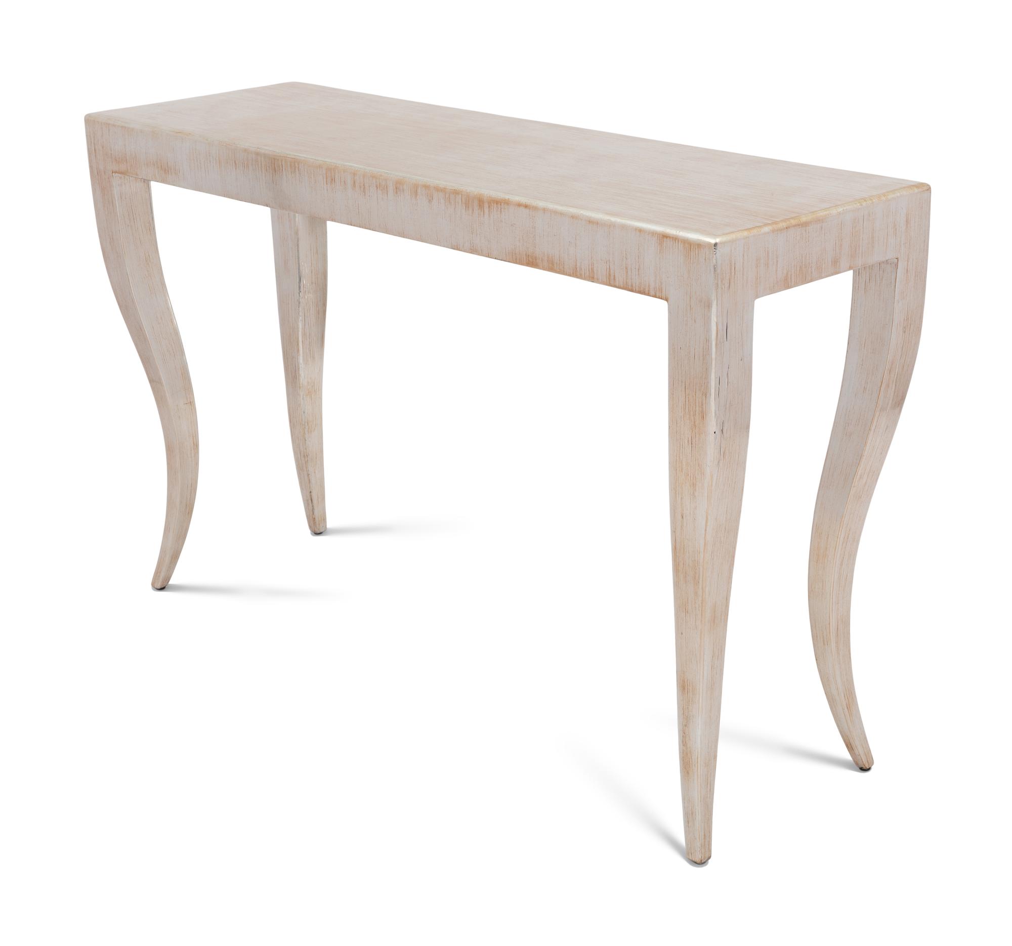 A Silvered Console Table