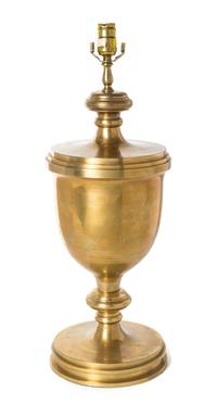 A Chapman Brass Table Lamp Height overall 25 inches. — 20TH CENTURY