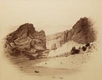 William Henry Jackson, (American, 1843-1942), Silverton, Baker's Park and Sultan Mountain U.S. Signal Station on Pikes Peak Head of the
