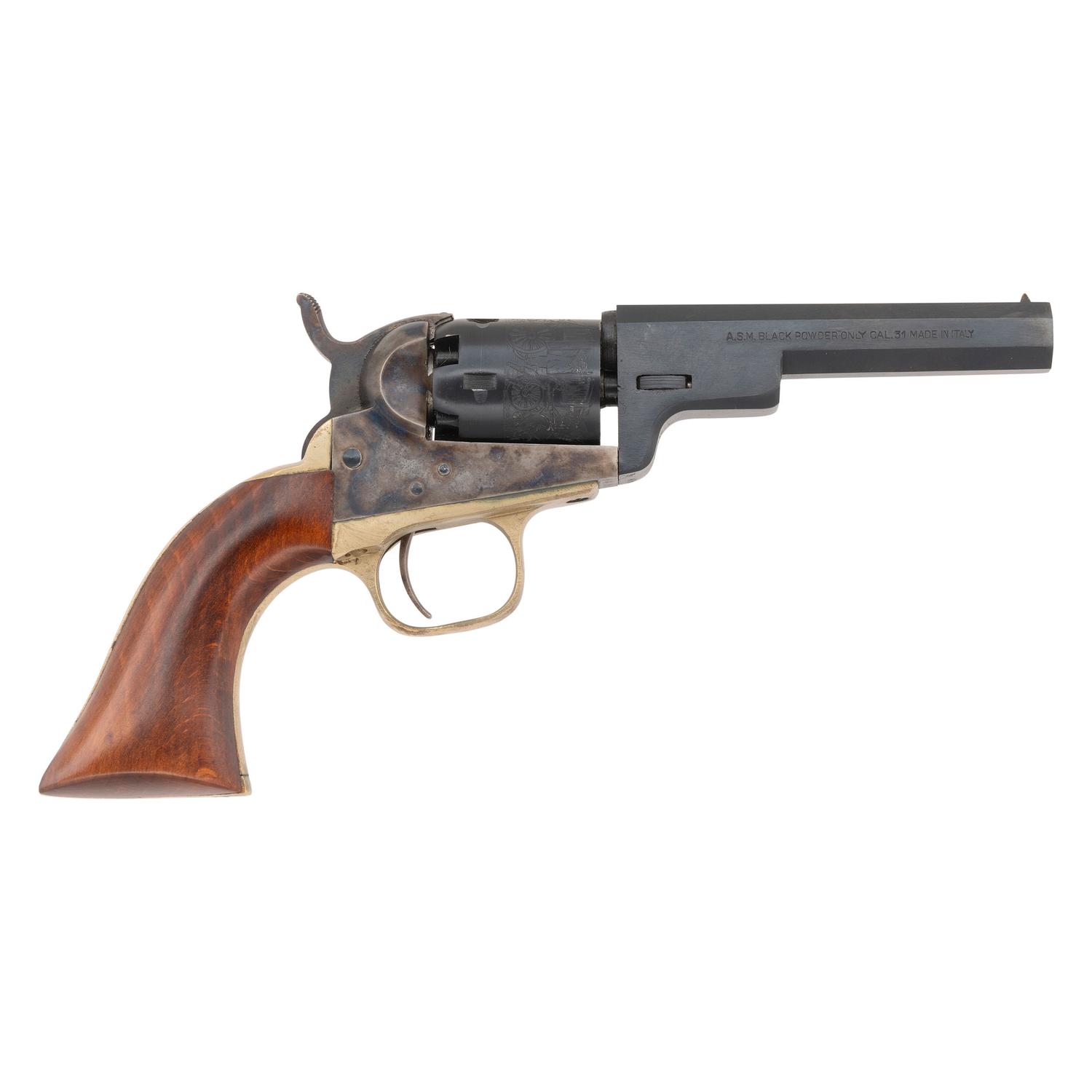 Cased Replica Colt "Wells Fargo" Percussion Pocket Revolver with Accessories