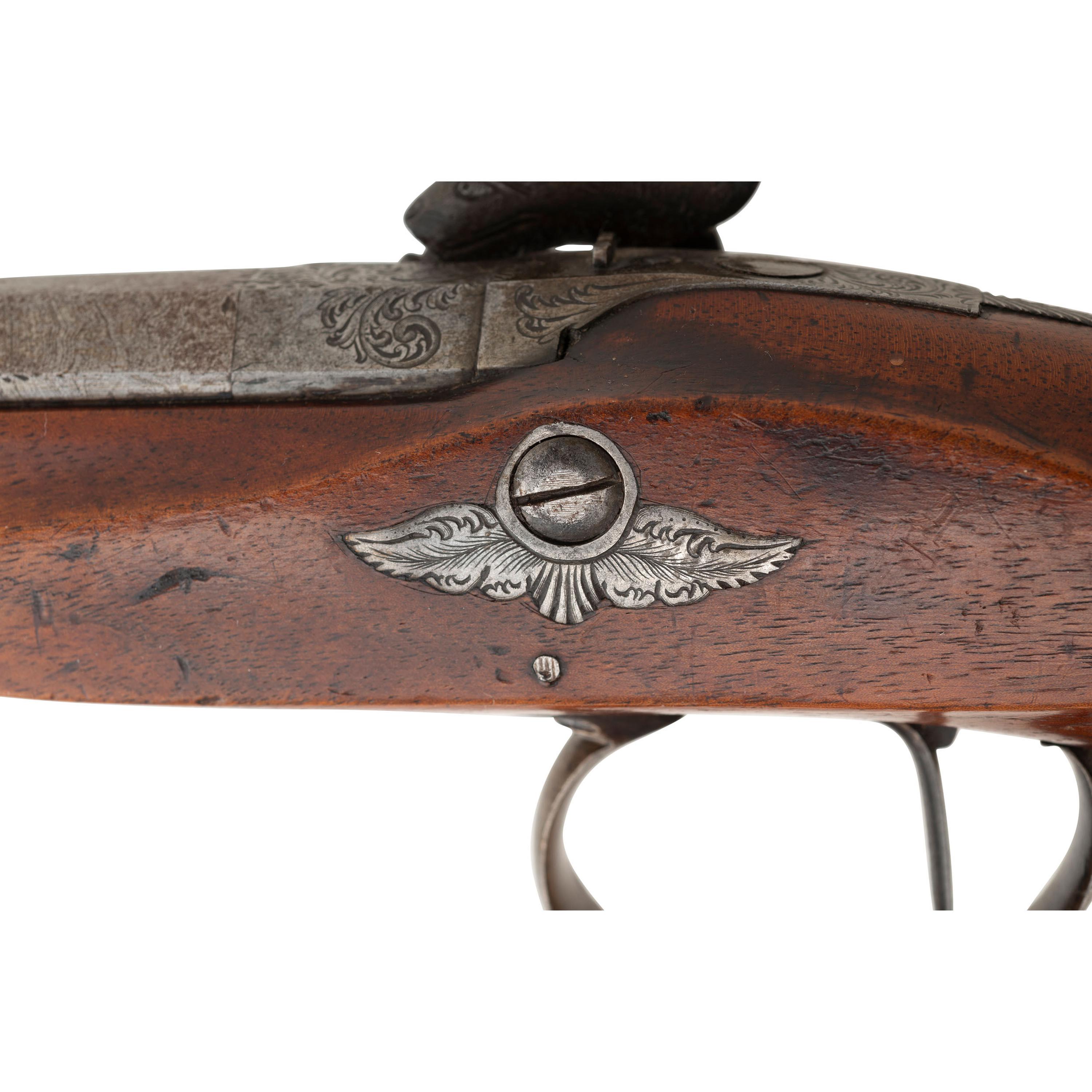 Pair of mid-19th Century Germanic Percussion Target Pistols by A. Dickore of Giessen
