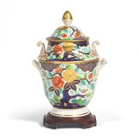 A Fine Coalport Parcel Gilt Porcelain Ice Cooler
