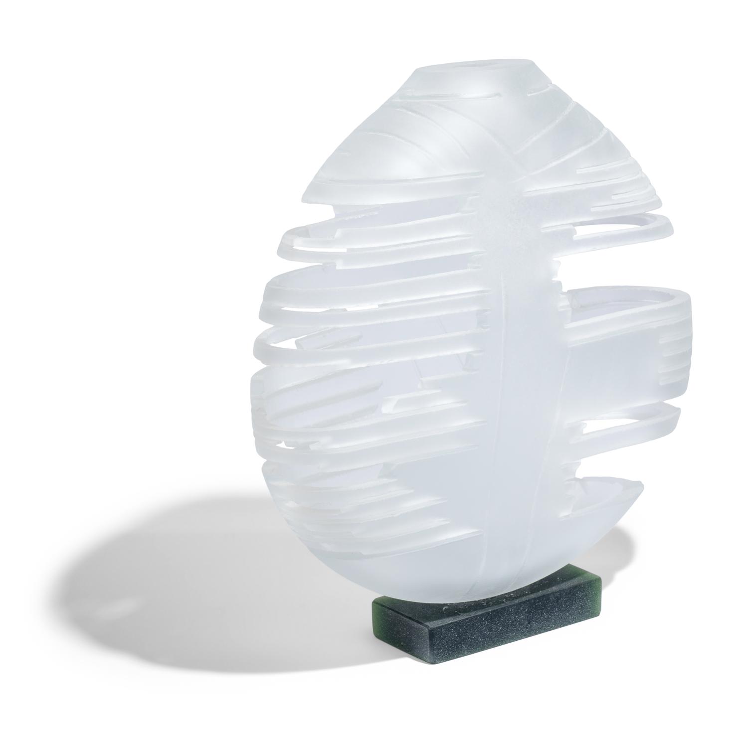 Untitled Carved Glass Sculpture, c. 1988