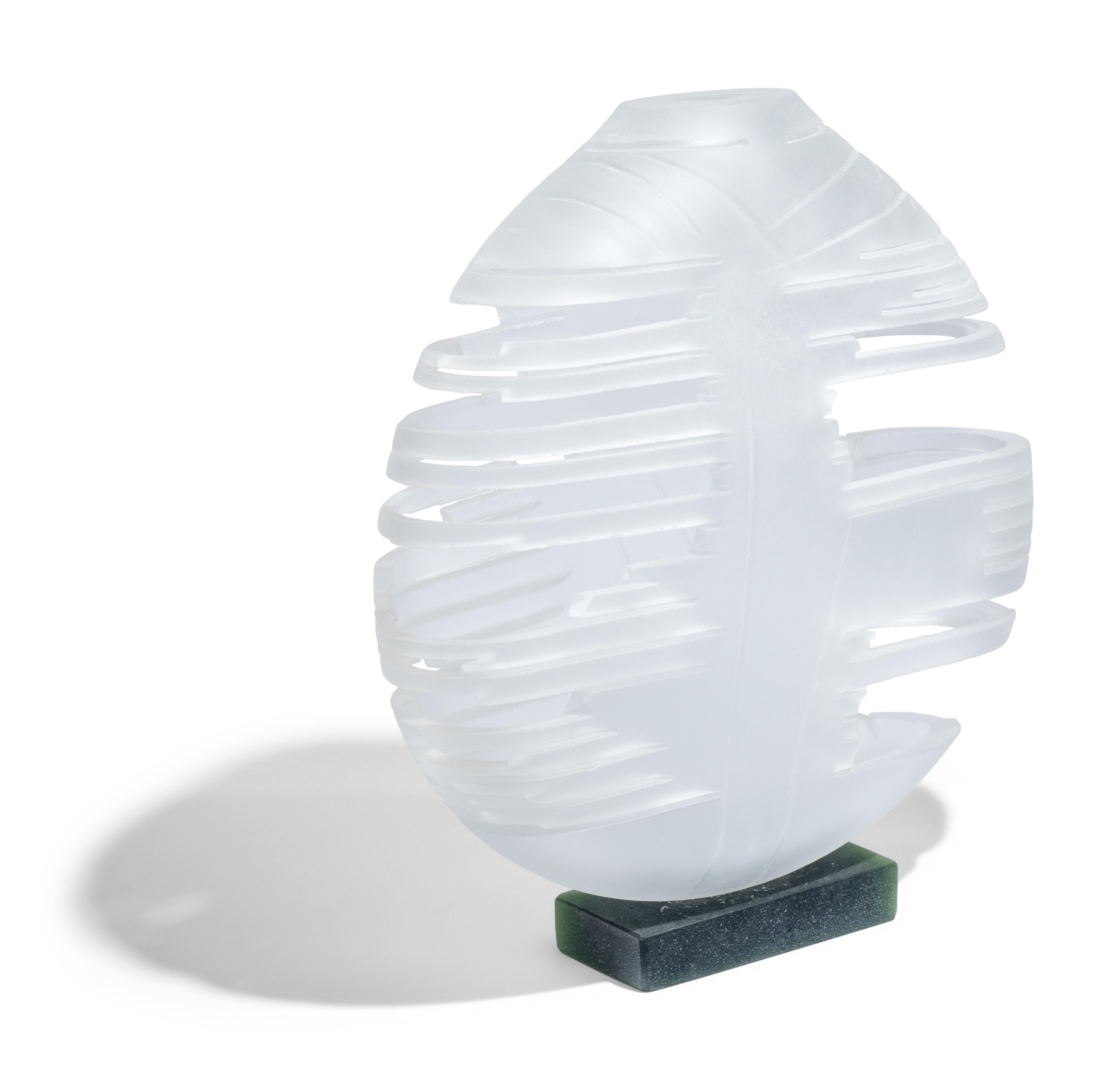 Untitled Carved Glass Sculpture, c. 1988