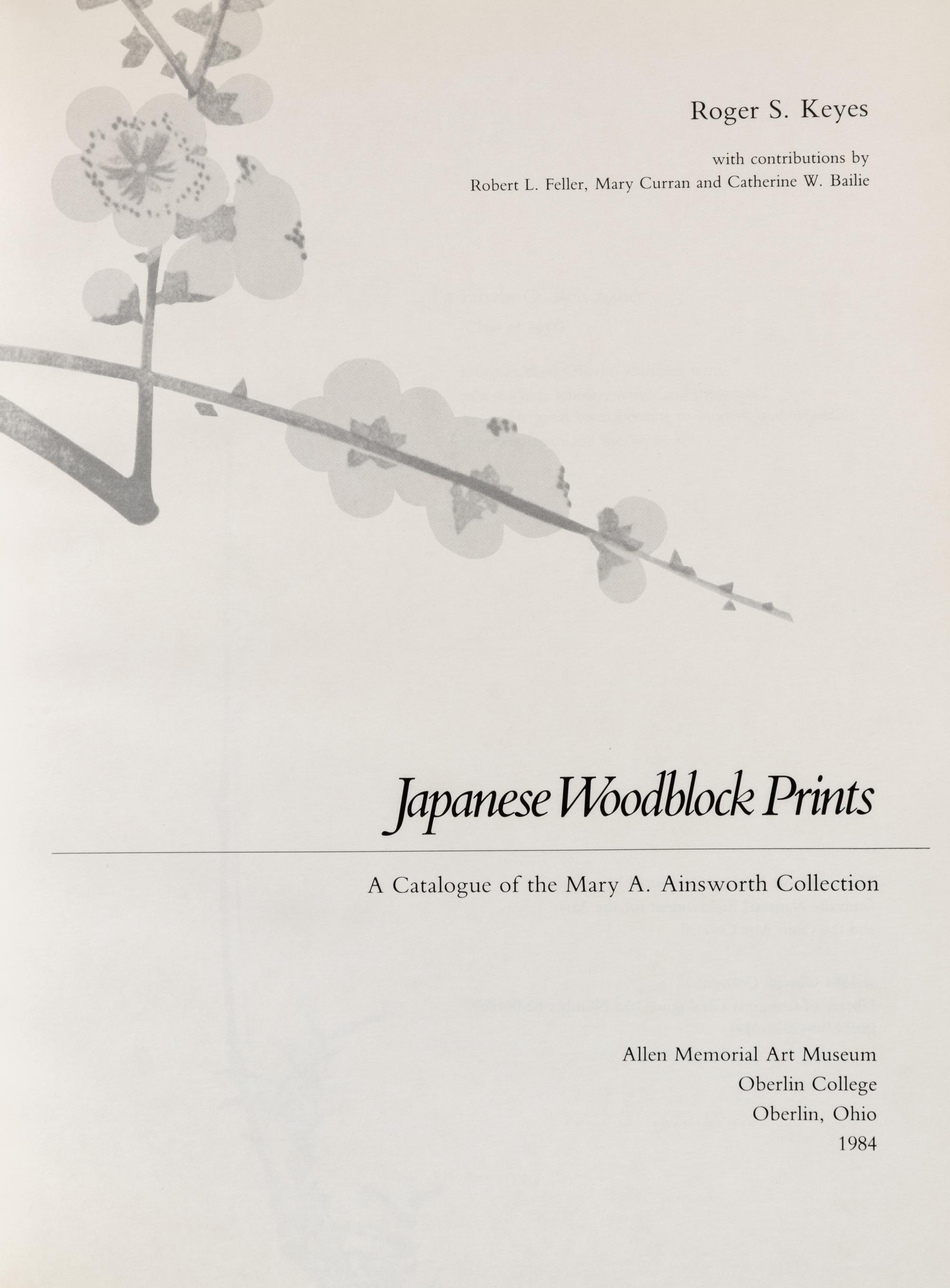 [UKIYOU-E] A group of works about Japanese Ukiyo-e Prints, comprising: