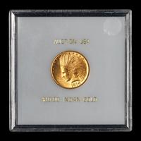 A 1914-D Indian Head $10 Gold Coin