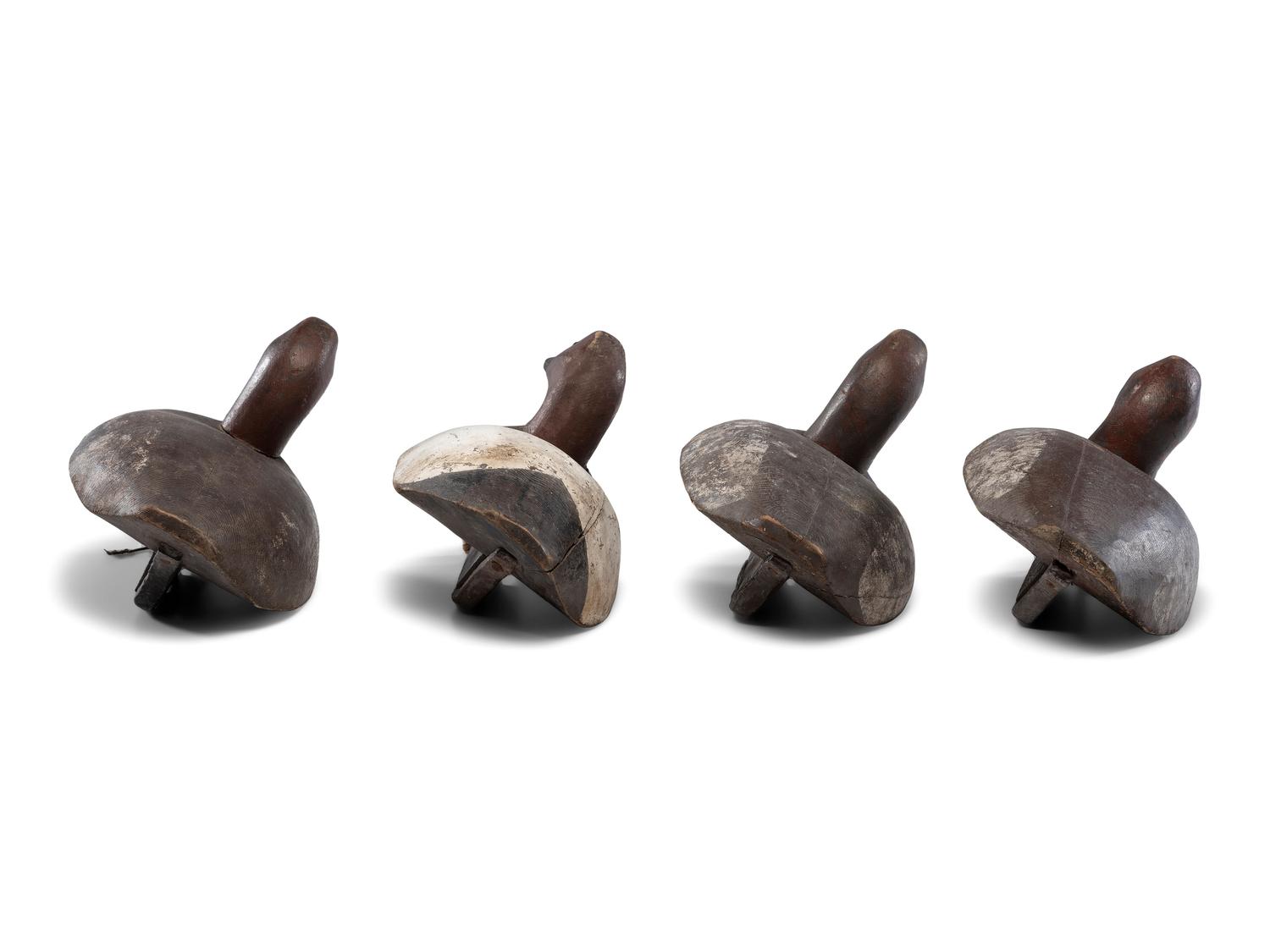 Four Carved and Painted Wood Duck Decoys