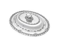 A Sterling Silver Covered Vegetable Dish