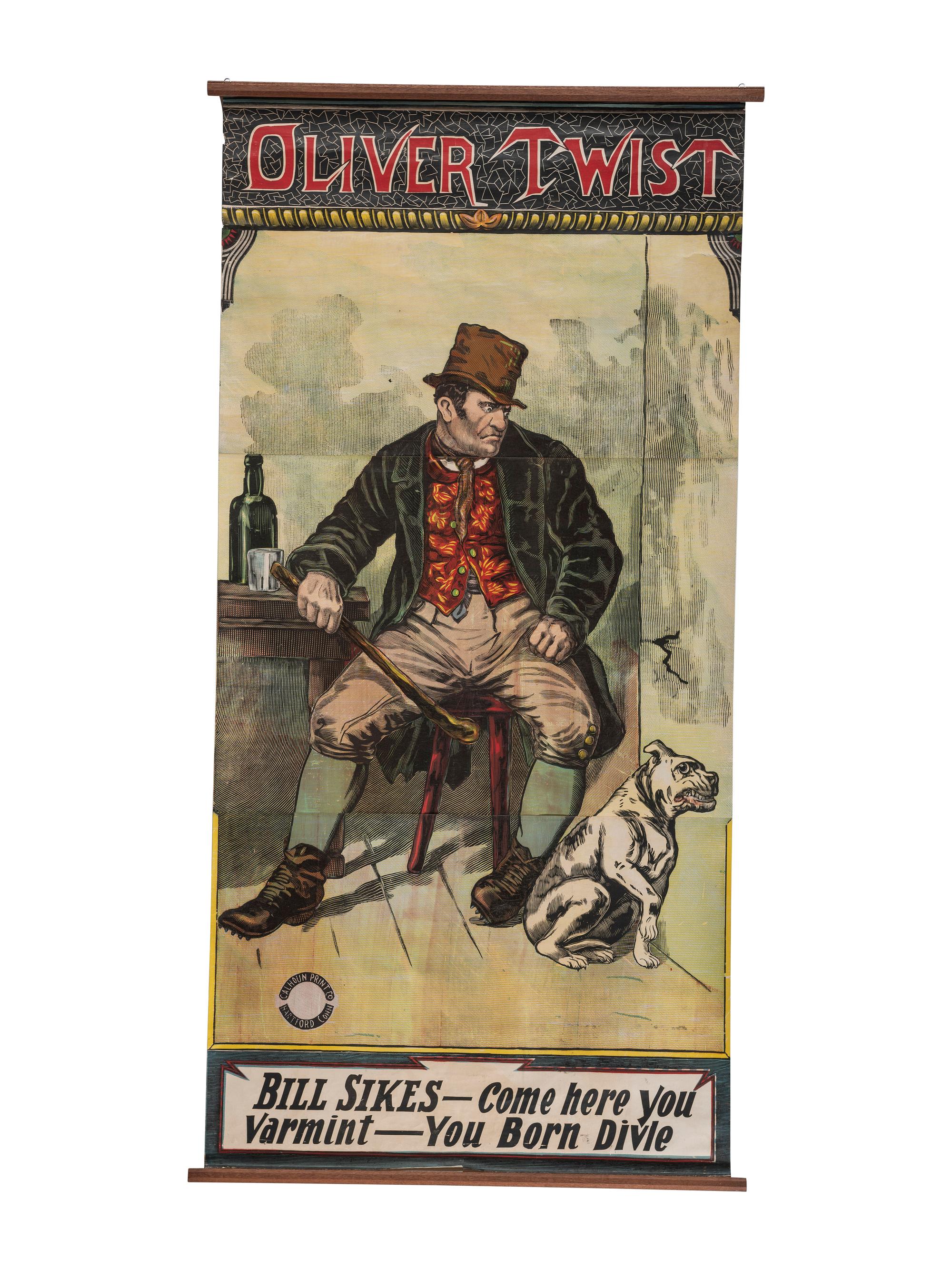 Five Linen Backed Theater Posters