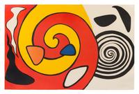 Alexander Calder, (American, 1898-1976), Untitled (Spirals and Forms), c. 1965