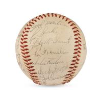 A 1964 Chicago Cubs Team Signed Autograph Baseball