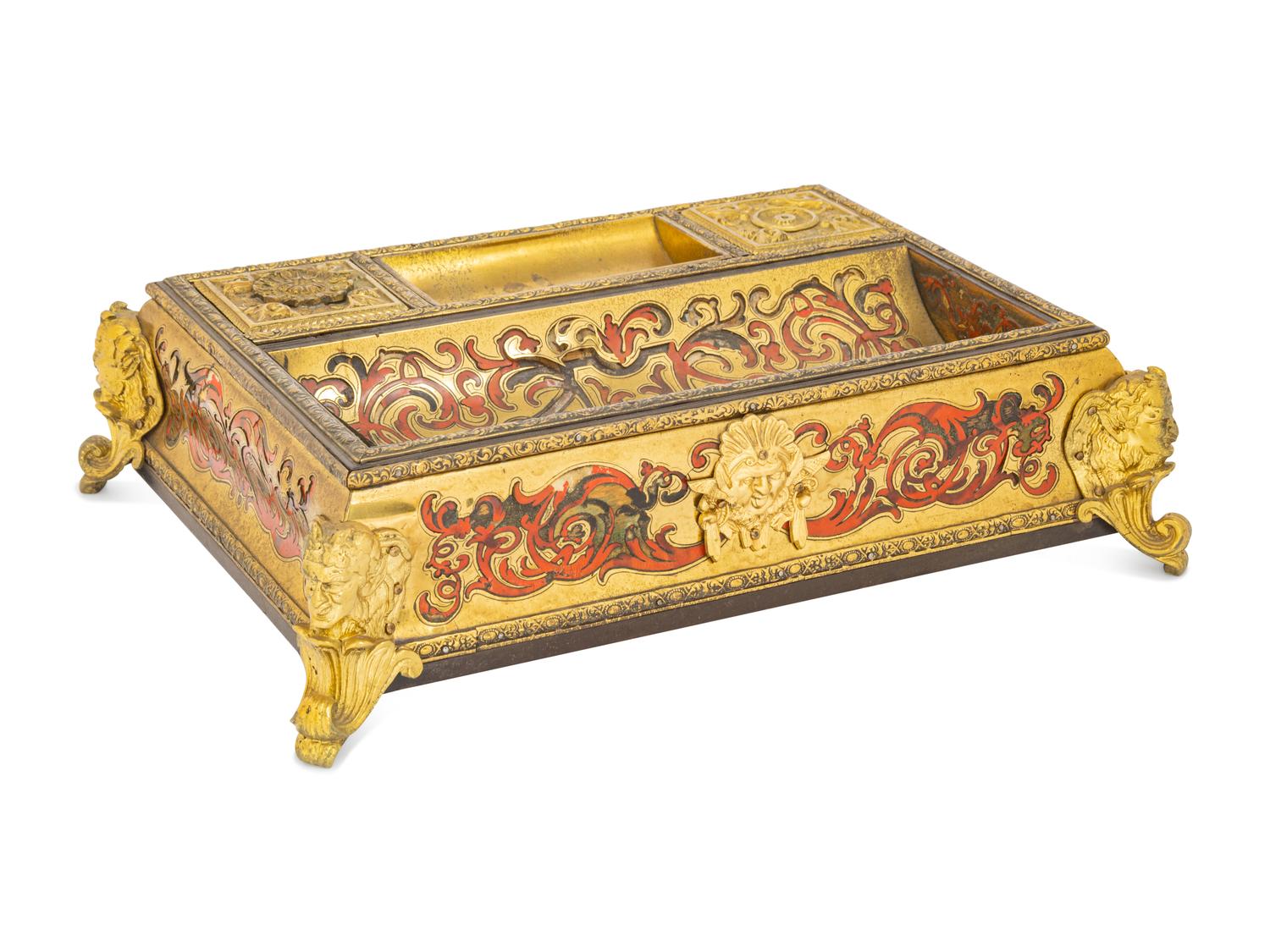 A Napoleon III Boulle Marquetry Standish