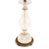 A Pair of Rock Crystal Table Lamps