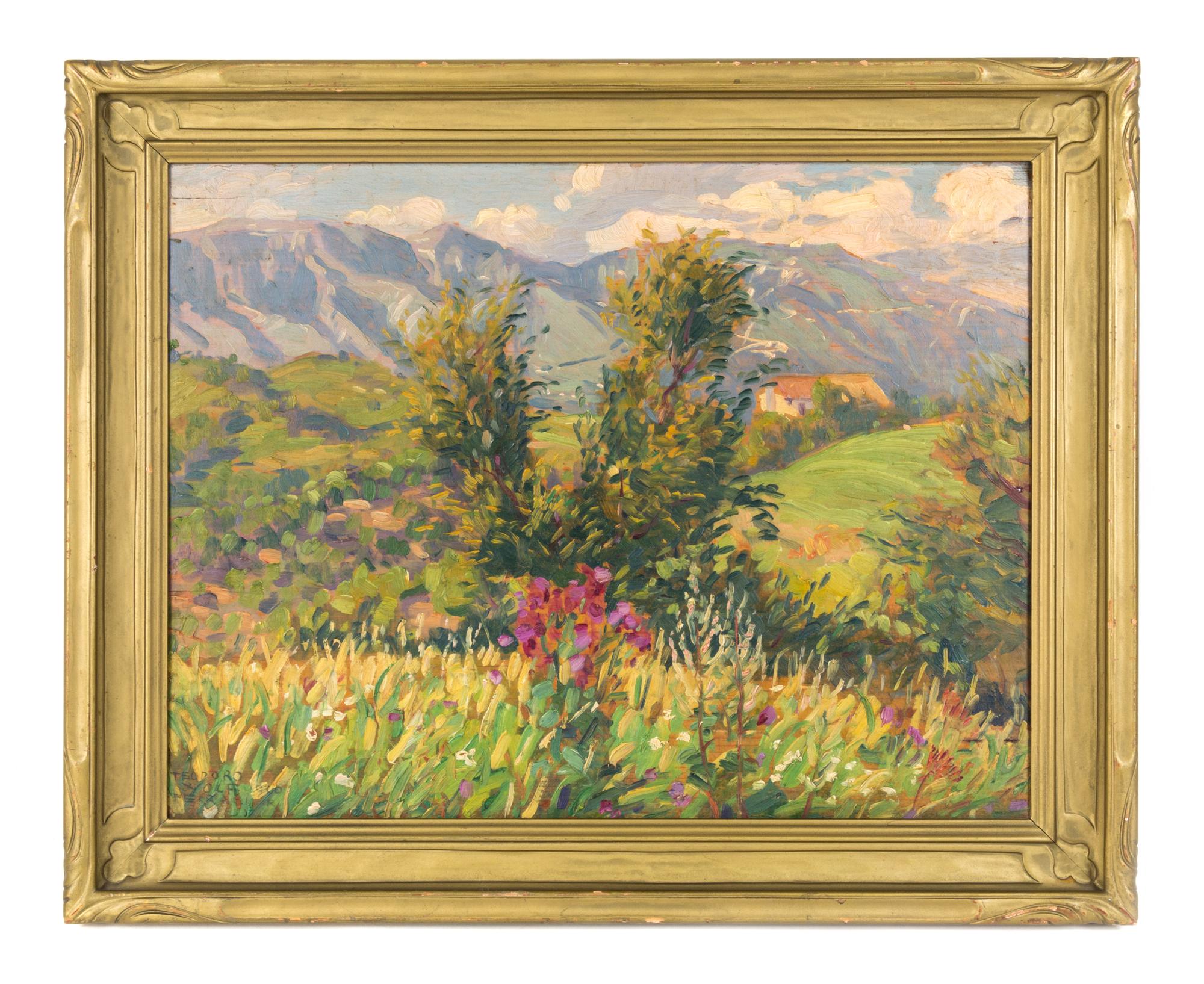 Teodoro Wolf Ferrari, (Italian, 1878-1945), Italian Countryside