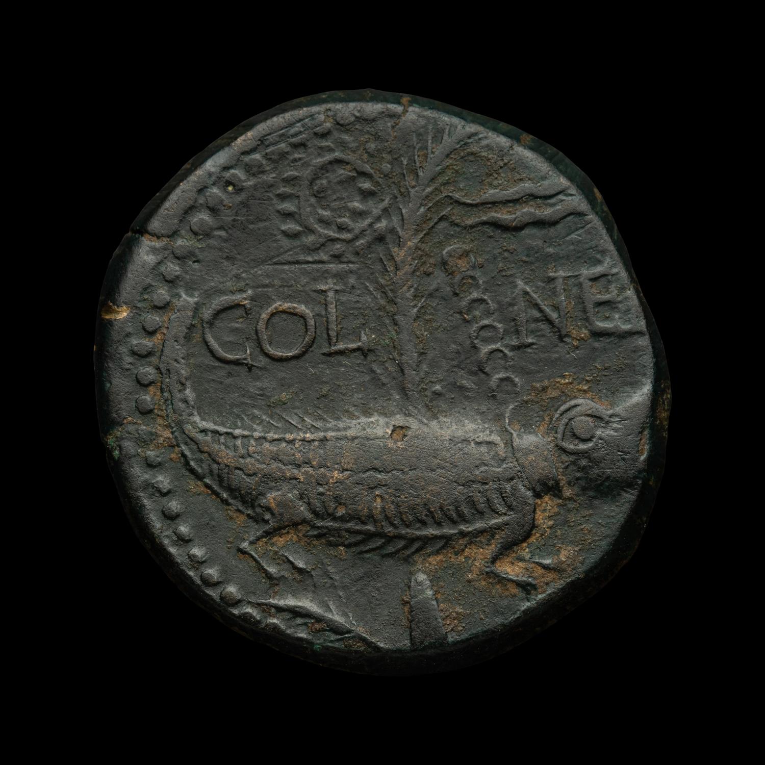 [ANCIENT] Augustus & Marcus Agrippa. AE Dupondius. (10-14 CE)
