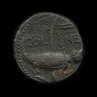 [ANCIENT] Augustus & Marcus Agrippa. AE Dupondius. (10-14 CE)